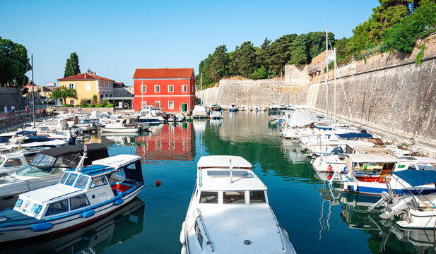 Port of Fosa in the city of Zadar, Croatia