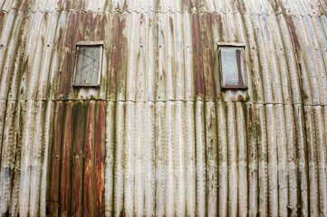 Old Rusty metal wall surface, abstract background