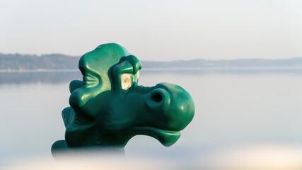 Sea Serpent Head from Playscape at Traverse City State Park, Michigan