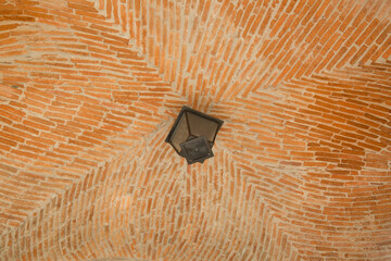 Exterior Brickwork of Parish Church; La Alberca Village; Salamanca