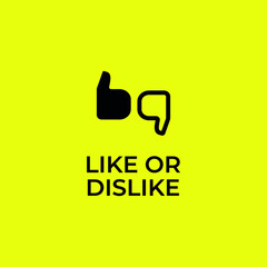 Like Or Dislike logo mark	