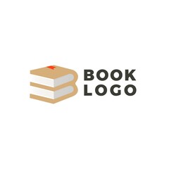 book logo concept design vector