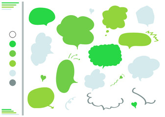 かわいい吹き出し