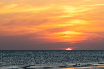 Sonnenuntergang am Strand