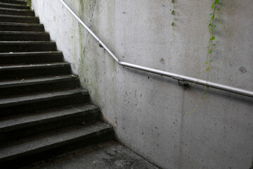 Obraz premium A staircase of the passageway