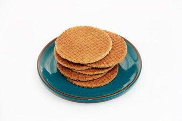 round fluted thin belgian waffles