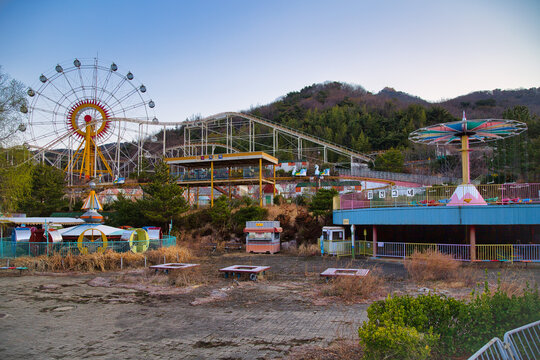 Abandoned amusement park in Gimhae, South Korea