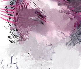 Pink grey abstract background with splashes