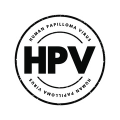 HPV - Human Papilloma Virus acronym, medical concept background