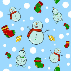 christmas seamless pattern