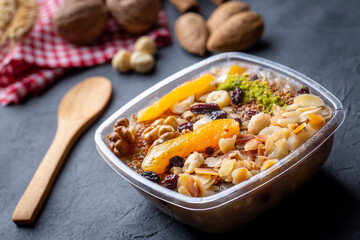 Traditional delicious Turkish dessert; Ashura (Asure)