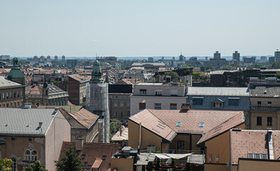 view of the old town - obrazy, fototapety, plakaty