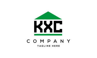 Fototapeta premium KXC three letter house for real estate logo design