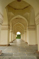 Islamic Architectural Art Design on Wall Walking Corridors