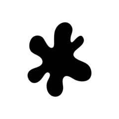 Blotch Vector Icon set. blot illustration sign collection. blur Symbol.