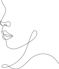 Woman Line Art. Line drawing of women