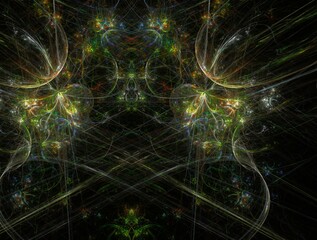Imaginatory fractal background abstract Image