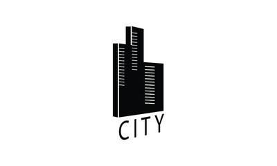 Premium Vector Isometric City logo design