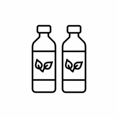 Vegetable Oil icon in vector. Logotype