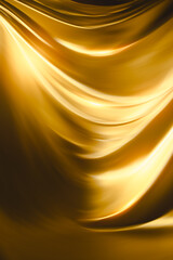 Gold Satin Silky Cloth for podium background,