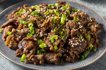 Homemade Korean Beef Bulgogi BBQ