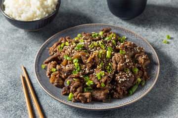 Homemade Korean Beef Bulgogi BBQ