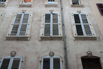 house (or flat building) in toul in lorraine (france)