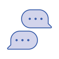 Talk bubble speech icon. Chat on line, dialog symbol. Text balloon.
