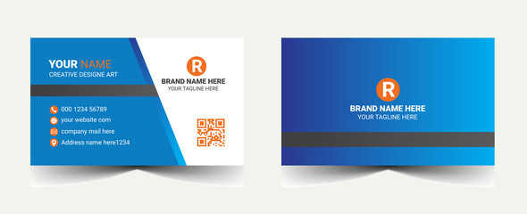 CREATIVE BUSINESS CARD TEMPLATE WITH MODERN