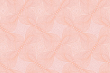 Organic lines geometric shapes optical illusion seamless pattern.