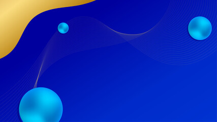 Simple blue, orange, and yellow abstract background