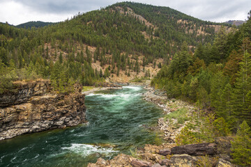 Kootenai River and Falls, Montana
