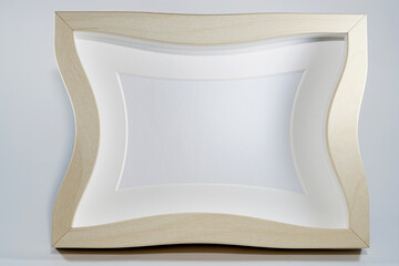 open frame isolated on white background