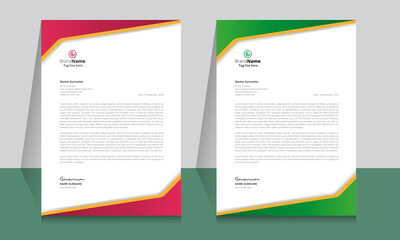 Letterhead format template, business style letterhead design template. Company letterhead template designs. Letterhead, Template.