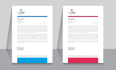 Letterhead format template, business style letterhead design template. Company letterhead template designs. Letterhead, Template.