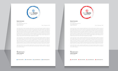 Letterhead format template, business style letterhead design template. Company letterhead template designs. Letterhead, Template.
