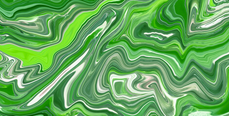 Marble ink colorful. Green marble pattern texture abstract background. can be used for background or wallpaper