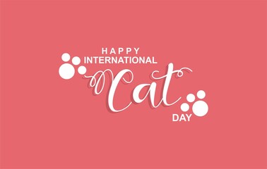 World Cat Day. International Cat Day