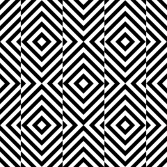 Fototapeta premium Abstract seamless geometric op art pattern and texture.