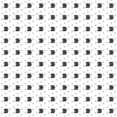 Square seamless background pattern from black discussion symbols are different sizes and opacity. The pattern is evenly filled. Vector illustration on white background