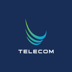 TELECOM for inspiration logo vector