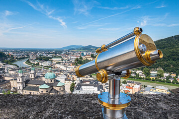 Salzburg Blick von der Festung