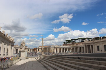 Obraz premium St. Peter's Square , the Vatican. Italy, TRIP