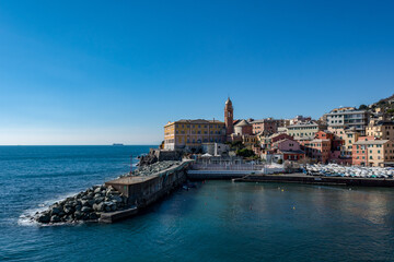 Fototapeta na wymiar Italy. Liguria. Genoa. Nervi. Residential district