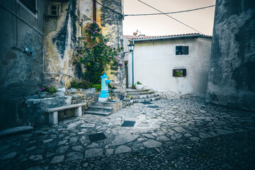 A beautiful old place in Croatia in the Mošćenička Draga region the place Mošćeniče is a...