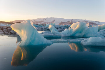 The Glacier Lagoon Jökulsarlon in Iceland, Europe