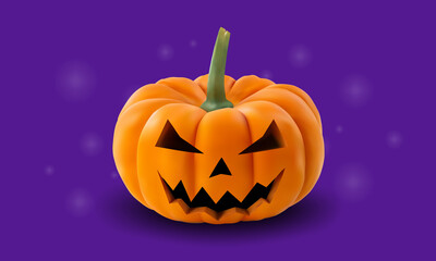 Halloween pumpkin. Jack pumpkin head