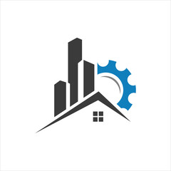 Engineer building construction  vector template