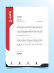 Cyan Letterhead template vector, minimalist style, printing design, business template, Clean Print-ready Style Colorful, layout, Blue background concept