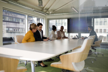 Business people in conference room meeting